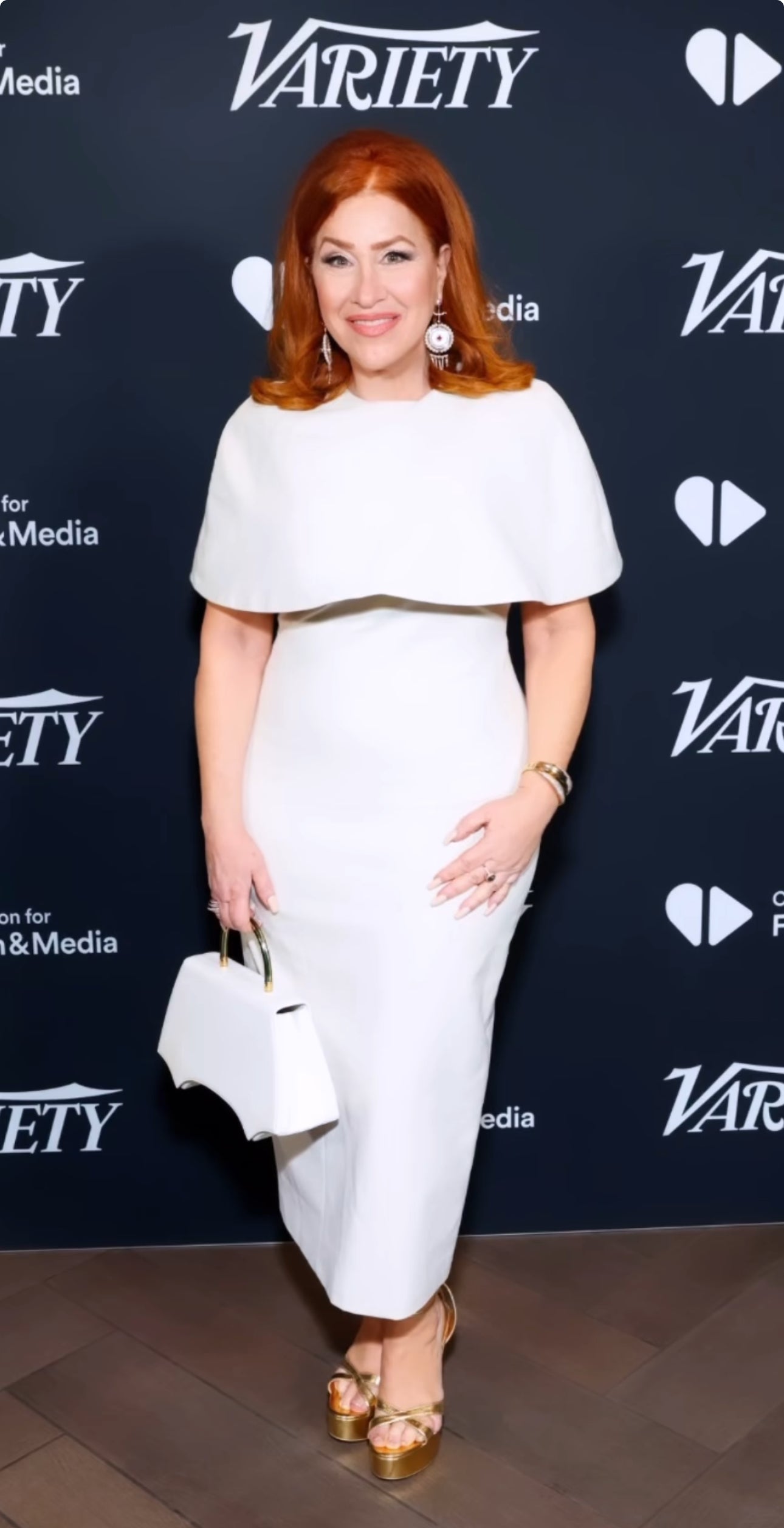 Lisa Ann Walter stuns with Bovenue's Reema handbag at the Variety Event